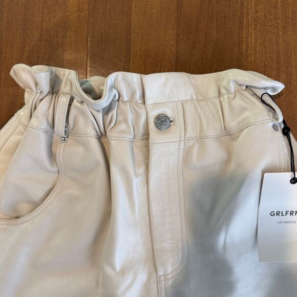 NWT GRLFRND Shea Leather Shorts - Picture 5 of 11